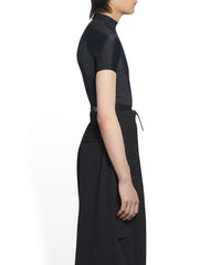 Short Sleeve Top - Black & White