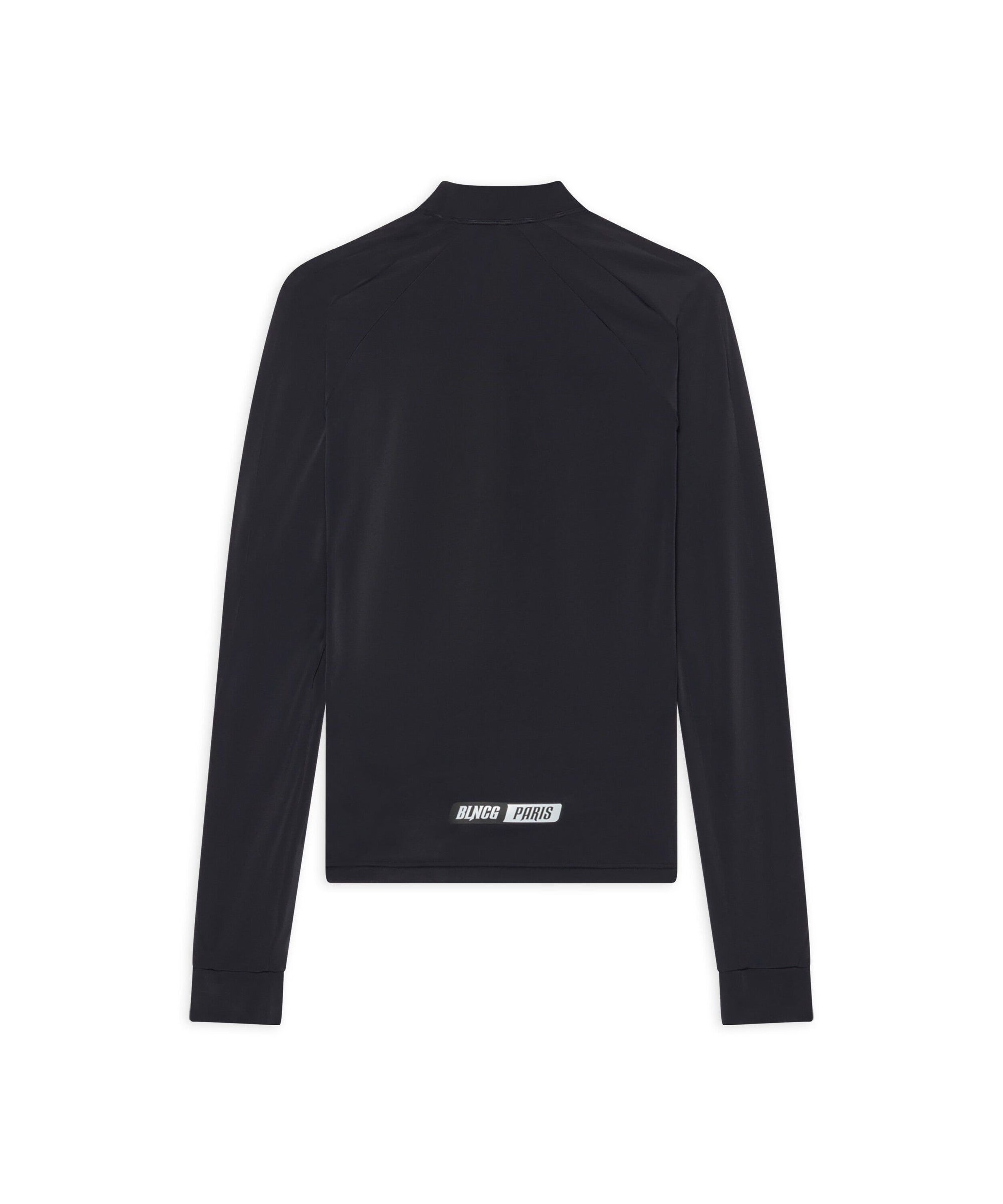 Sporty B Long Sleeve Top - Black & White