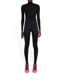 Trompe-L'Oeil black Leggings - Black