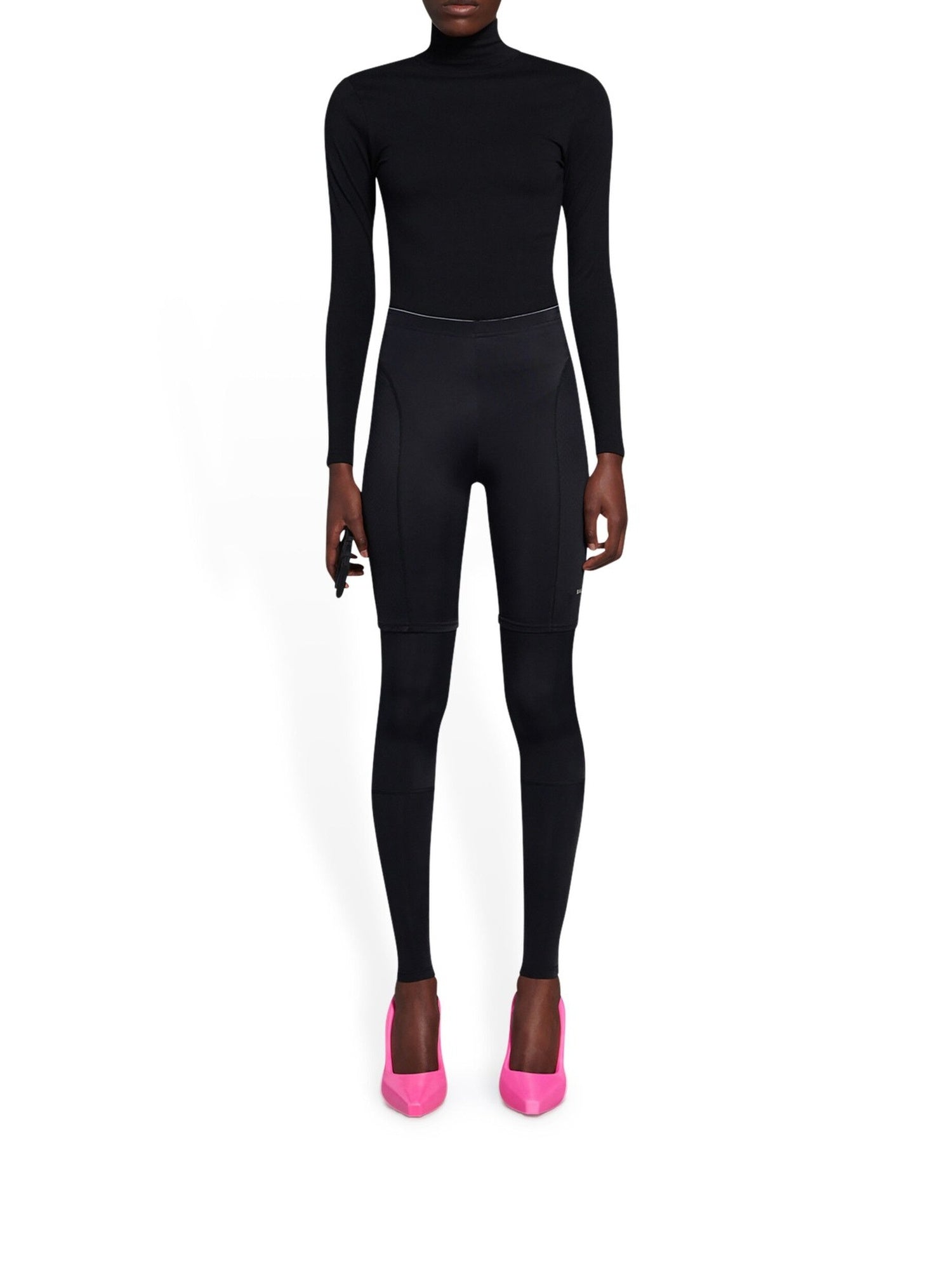 Trompe-L'Oeil black Leggings - Black