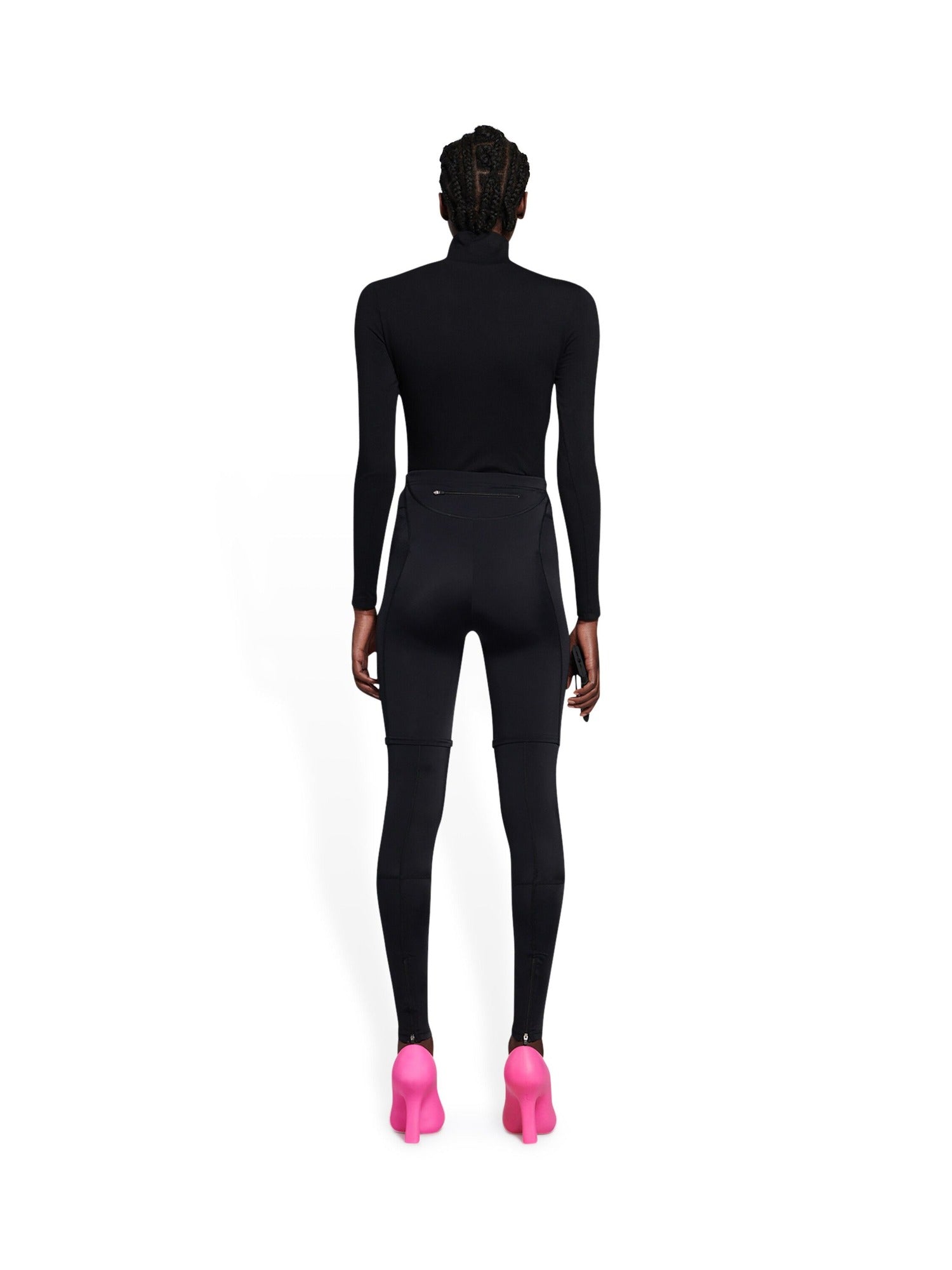 Trompe-L'Oeil black Leggings - Black