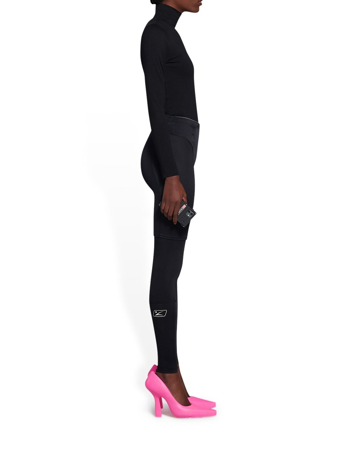 Trompe-L'Oeil black Leggings - Black