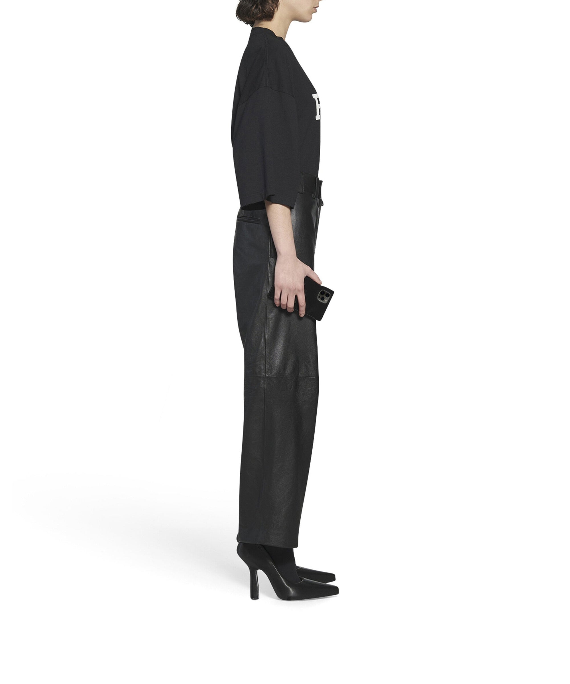 Cropped Pants - Black