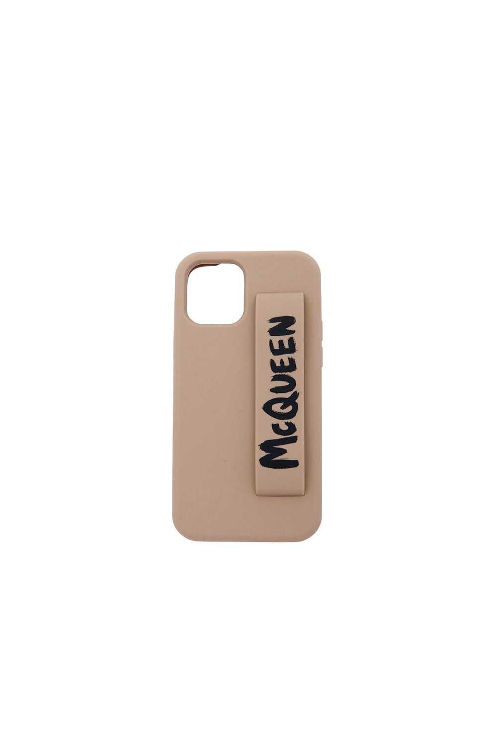Mcqueen Graffiti beige & black Iphone 12 Pro Cover - Beige & Black