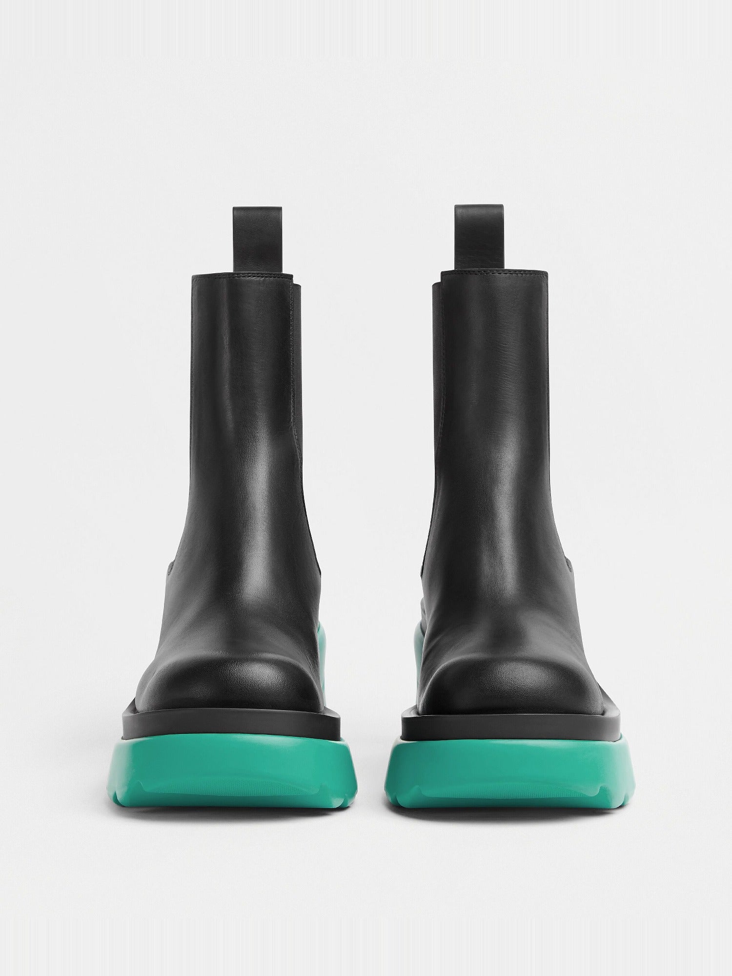 Flash black & neptune 95mm Chelsea Boots - Black & Neptune