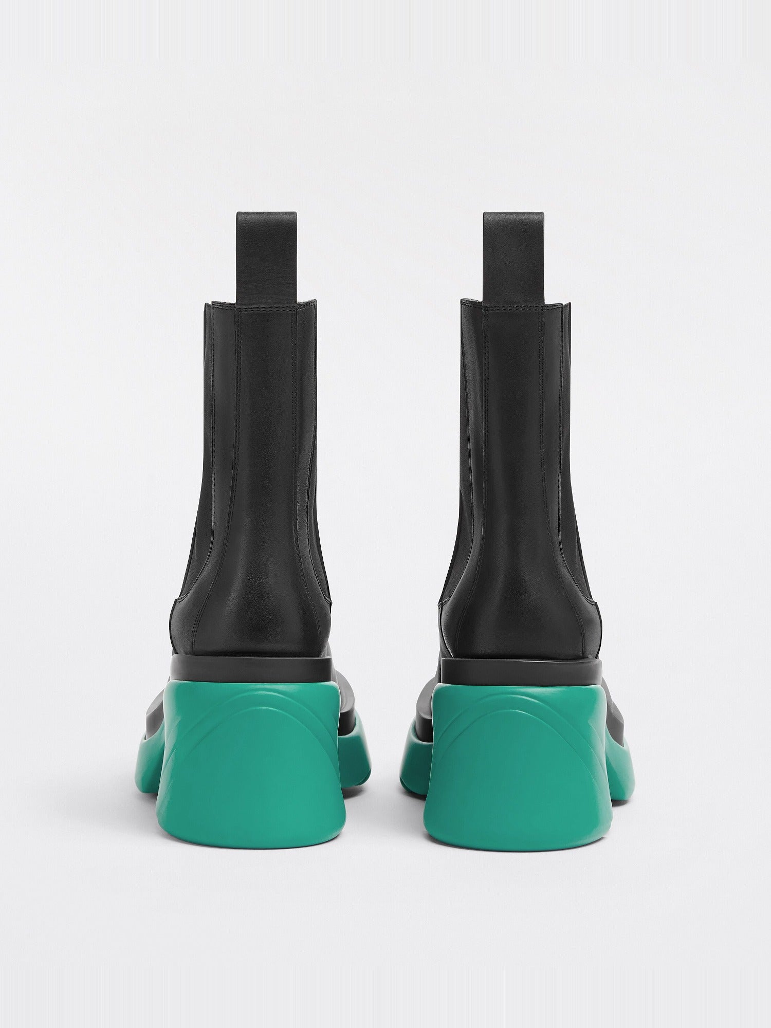Flash black & neptune 95mm Chelsea Boots - Black & Neptune