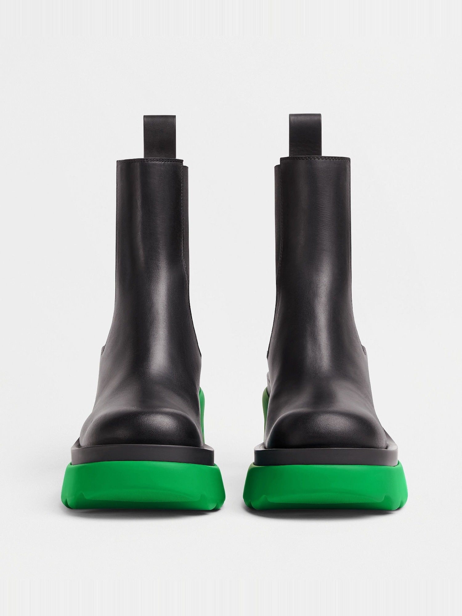 Flash black grass 95mm Chelsea Boots - Black Grass