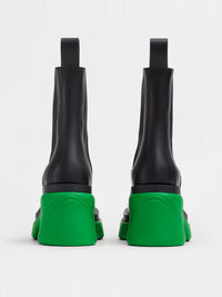 Flash black grass 95mm Chelsea Boots - Black Grass