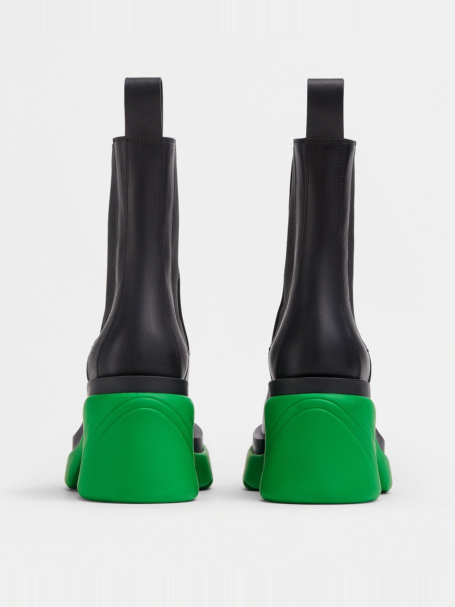 Flash black grass 95mm Chelsea Boots - Black Grass