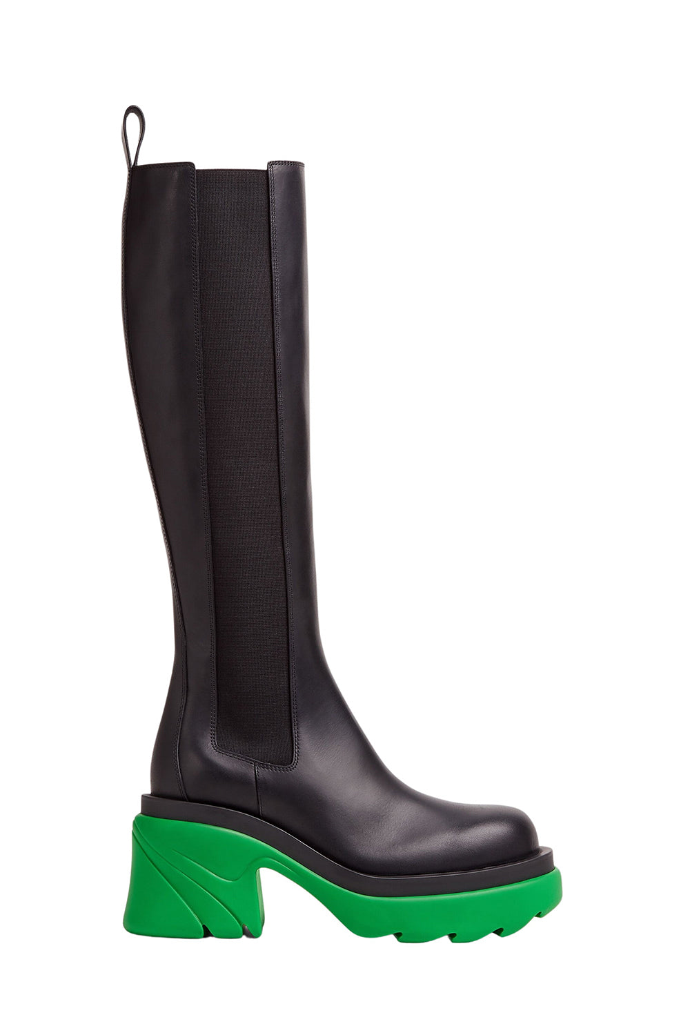 Flash black grass 95mm Chelsea Boots - Black Grass