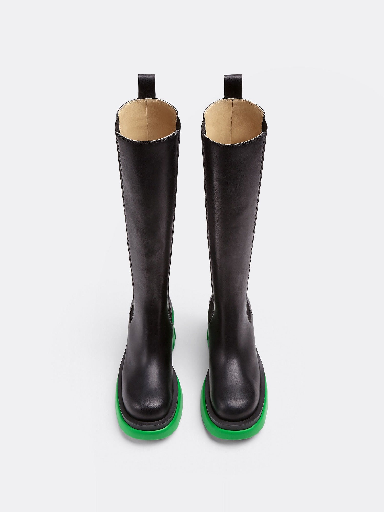 Flash black grass 95mm Chelsea Boots - Black Grass