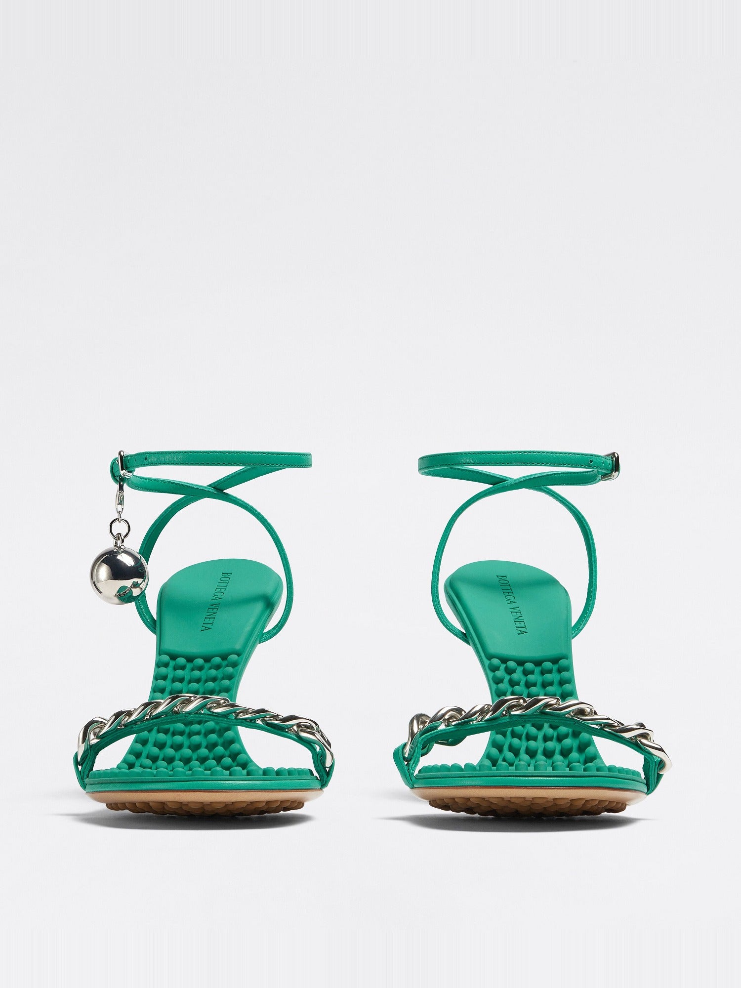 Dot acid turquoise 90mm Sandals - Acid Turquoise