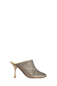 Sparkle Dot Sock cane sugar 90mm Mules - Cane Sugar
