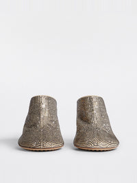 Sparkle Dot Sock cane sugar 90mm Mules - Cane Sugar