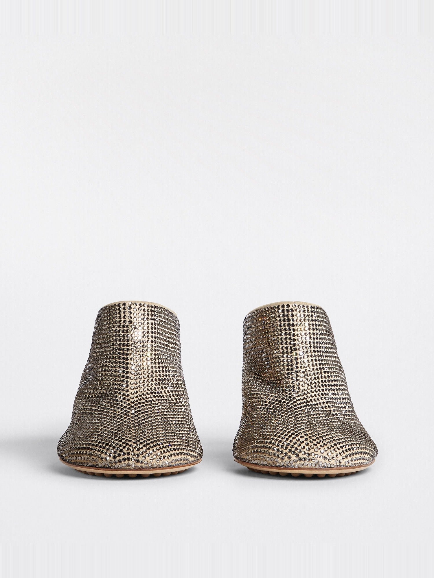 Sparkle Dot Sock cane sugar 90mm Mules - Cane Sugar