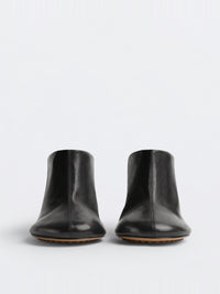 Dot Sock black 90mm Mules - Black