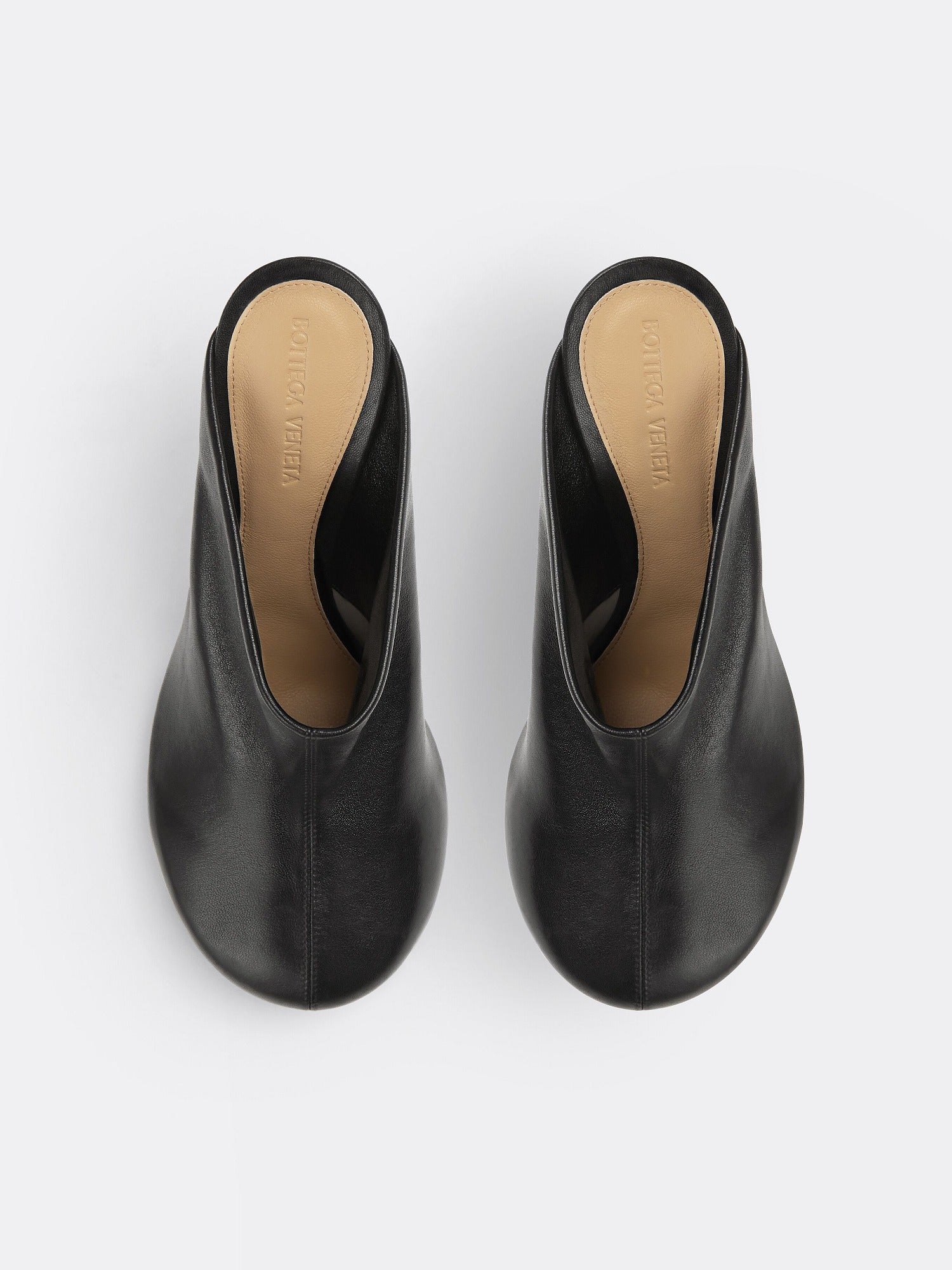 Dot Sock black 90mm Mules - Black