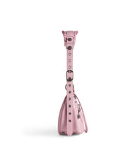 Le Cagole Small Shoulder Bag - Powder Pink
