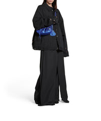 CAGOLE / Le Cagole XS Shoulder Bag Metallized - Blue