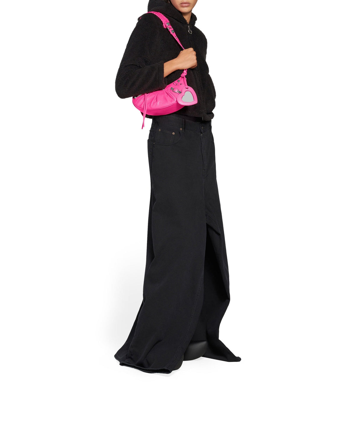 Le Cagole XS Shoulder Bag - Fluo Pink