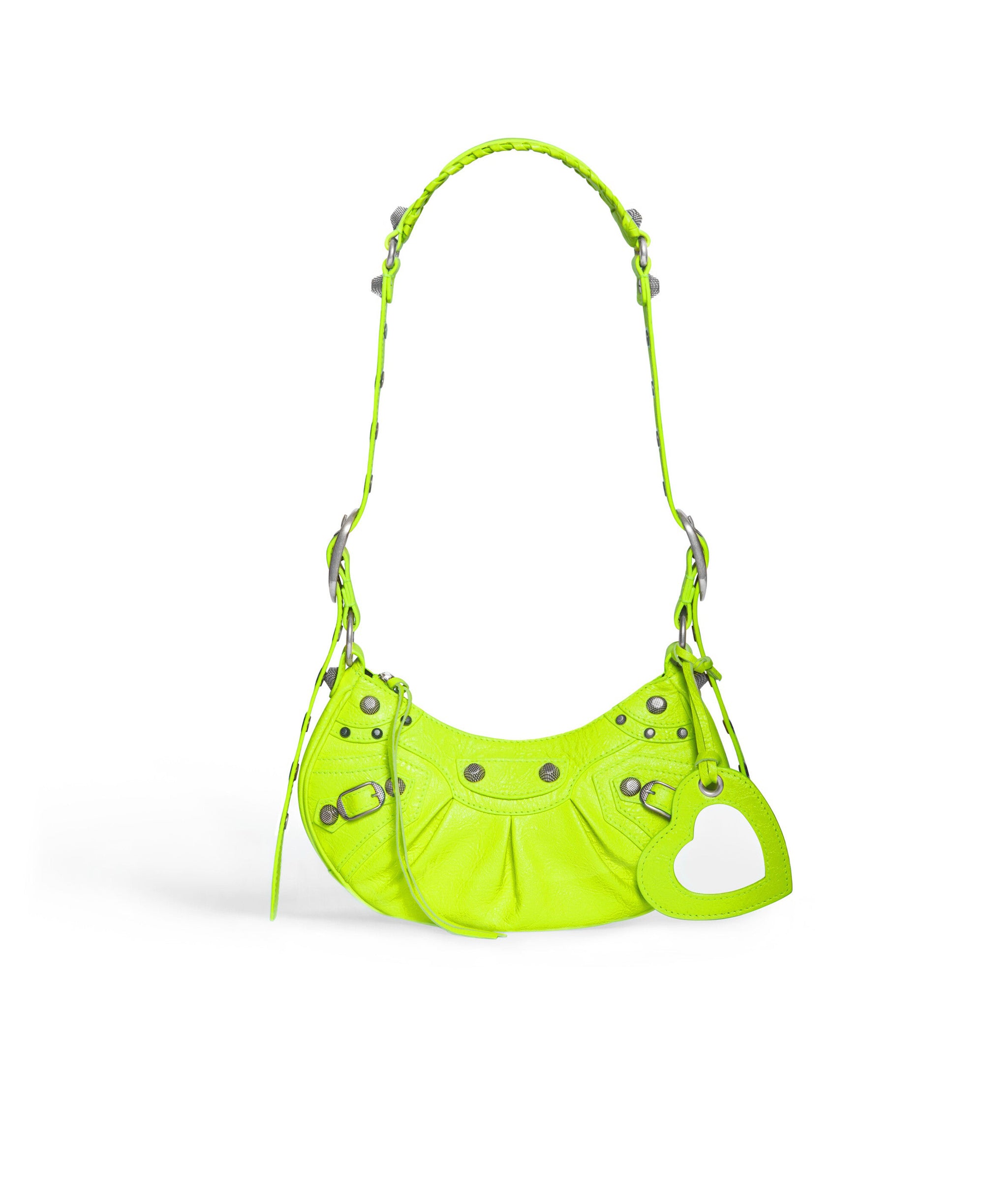 Le Cagole XS Shoulder Bag - Fluo Yellow