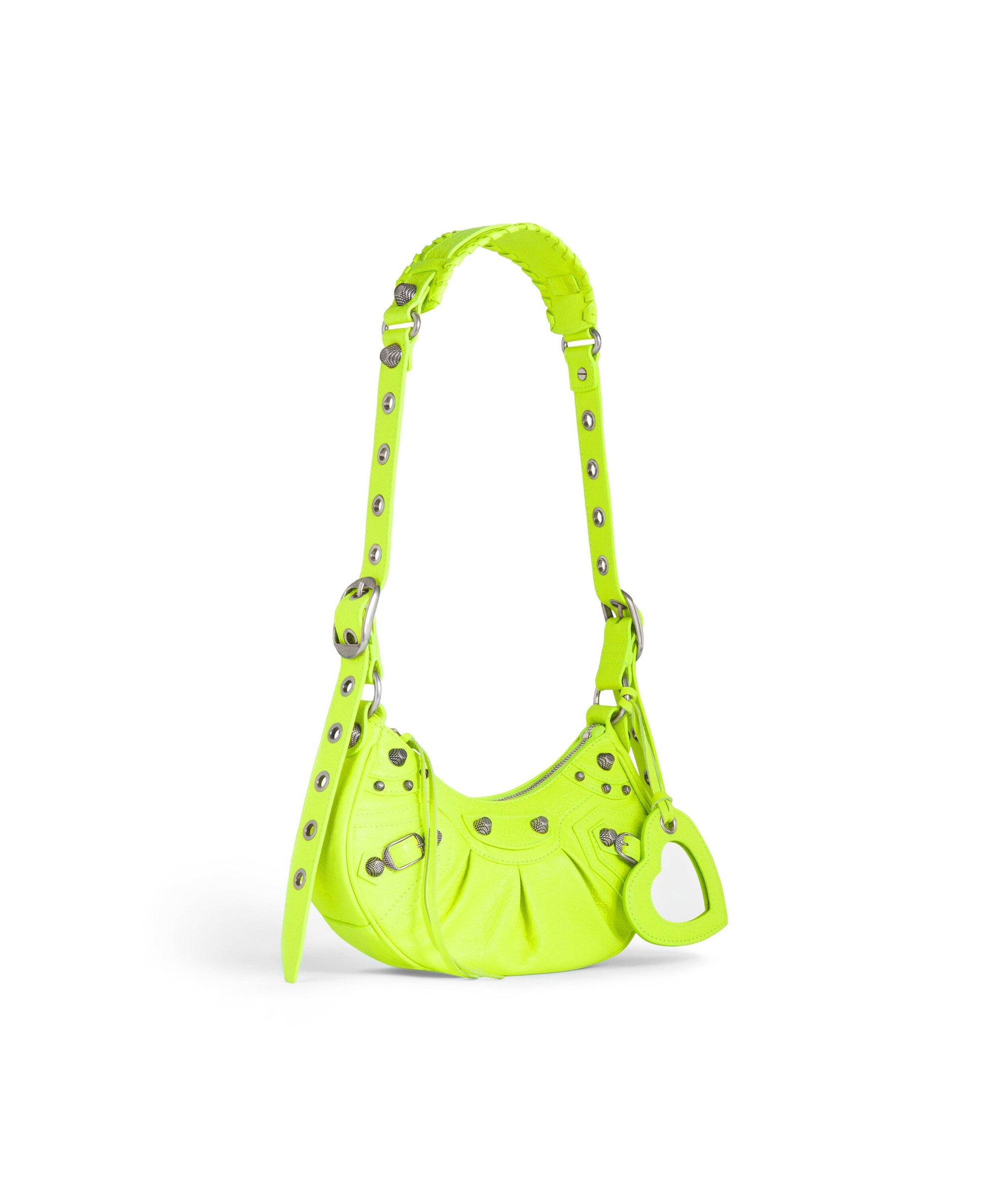 Le Cagole XS Shoulder Bag - Fluo Yellow