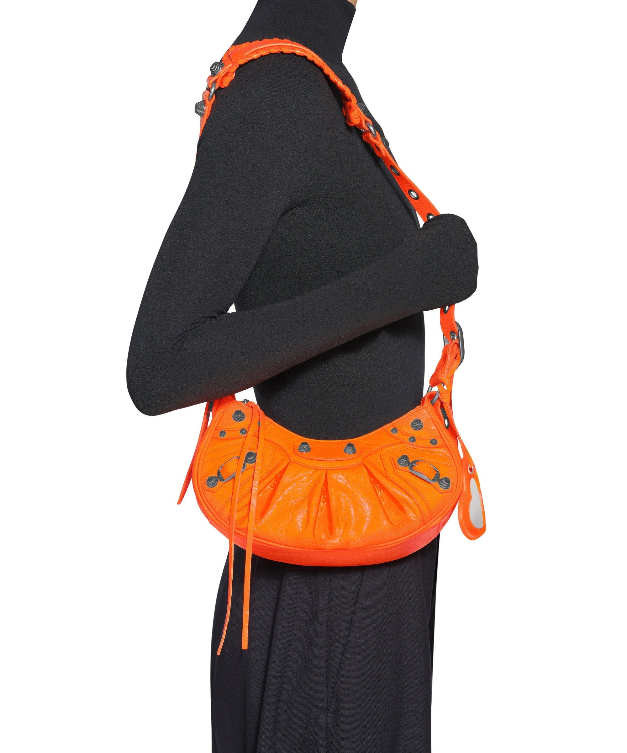 Le Cagole XS Shoulder Bag - Fluo Orange