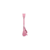 Le Cagole XS Shoulder Bag Denim With Rhinestones - Pink