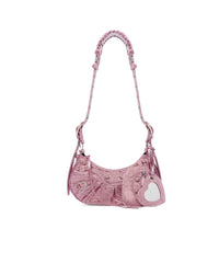 CAGOLE / Le Cagole Shoulder Bag XS With Rhinestones - Pink
