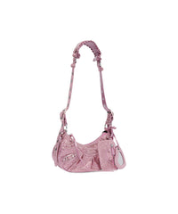 CAGOLE / Le Cagole Shoulder Bag XS With Rhinestones - Pink