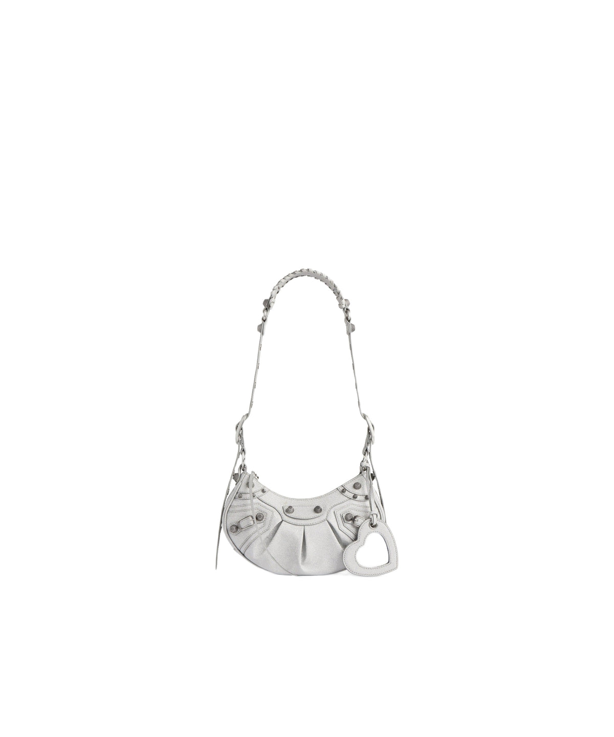 CAGOLE / Le Cagole XS Shoulder Bag Sparkling Fabric - Silver