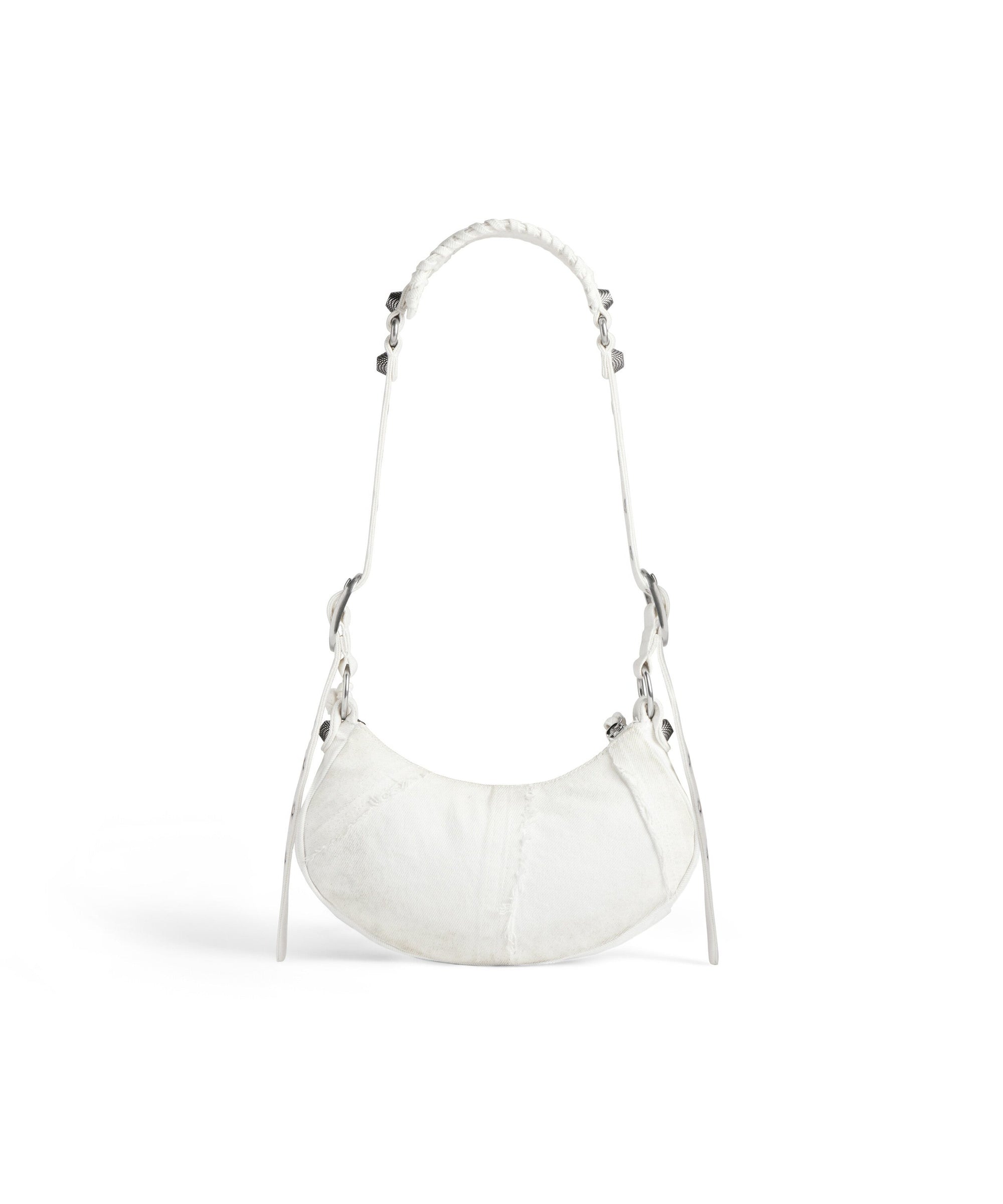 Le Cagole XS Shoulder Bag Denim - Optic White