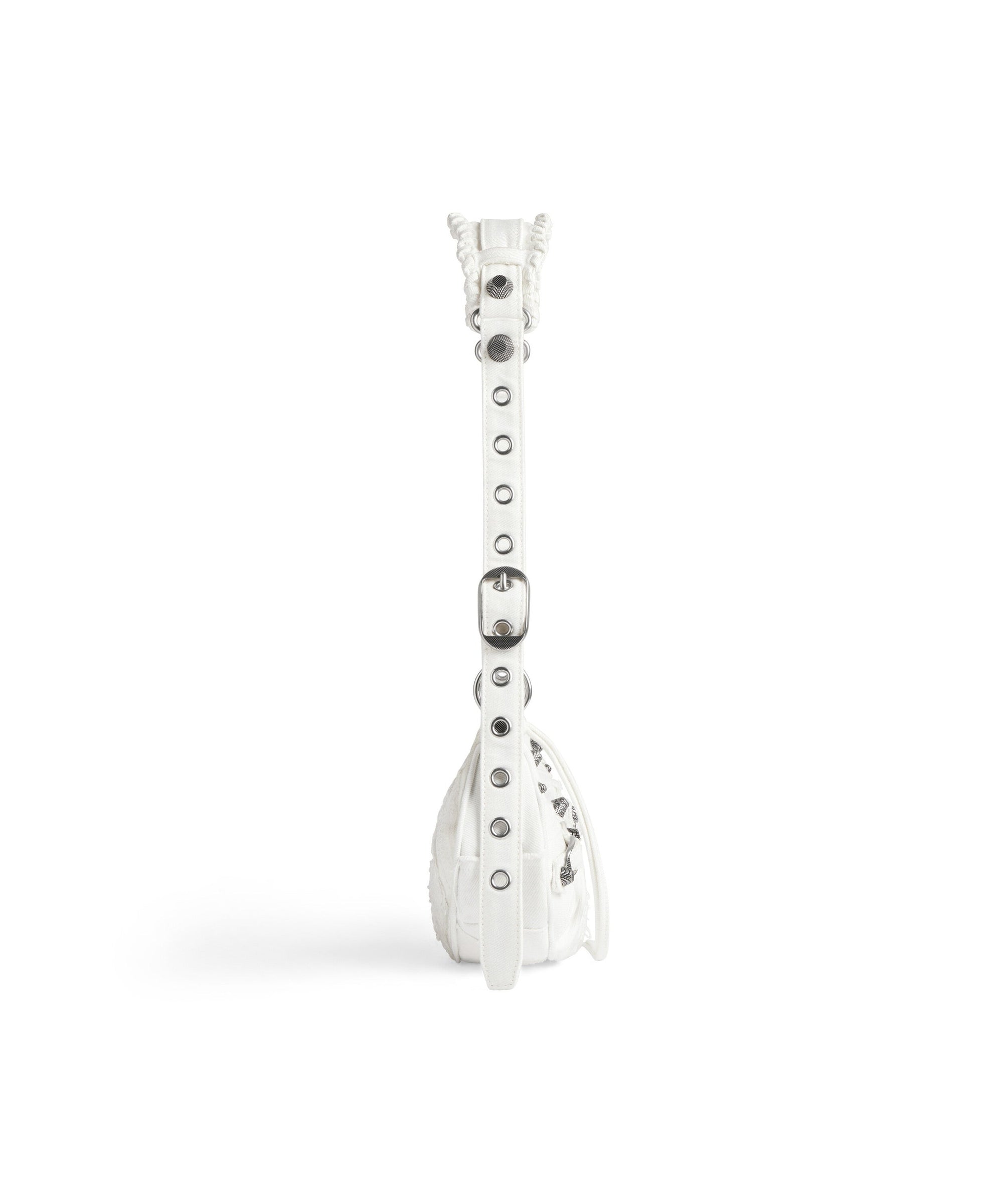 Le Cagole XS Shoulder Bag Denim - Optic White