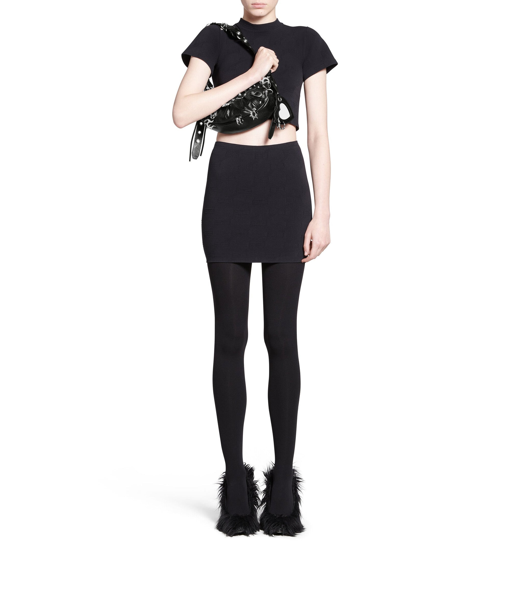 Le Cagole Shoulder Bag XS - Black