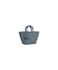 Bistro XS Basket With Strap Denim - Blue Denim & Black