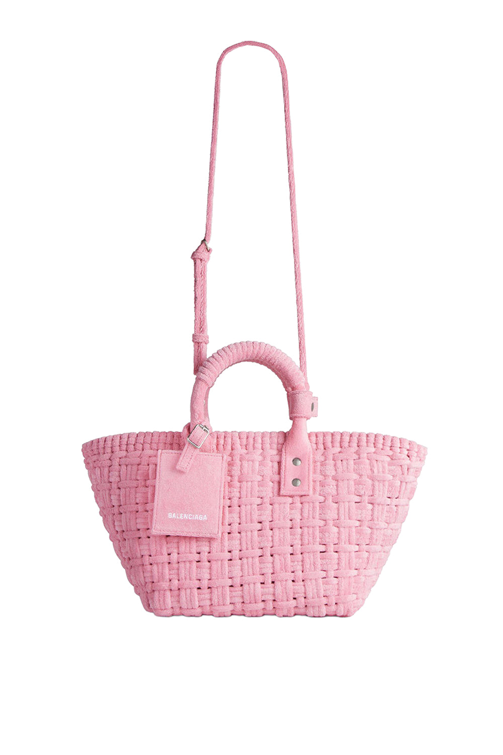 Bistro With Strap sweet pink & white XS Basket - Sweet Pink & White