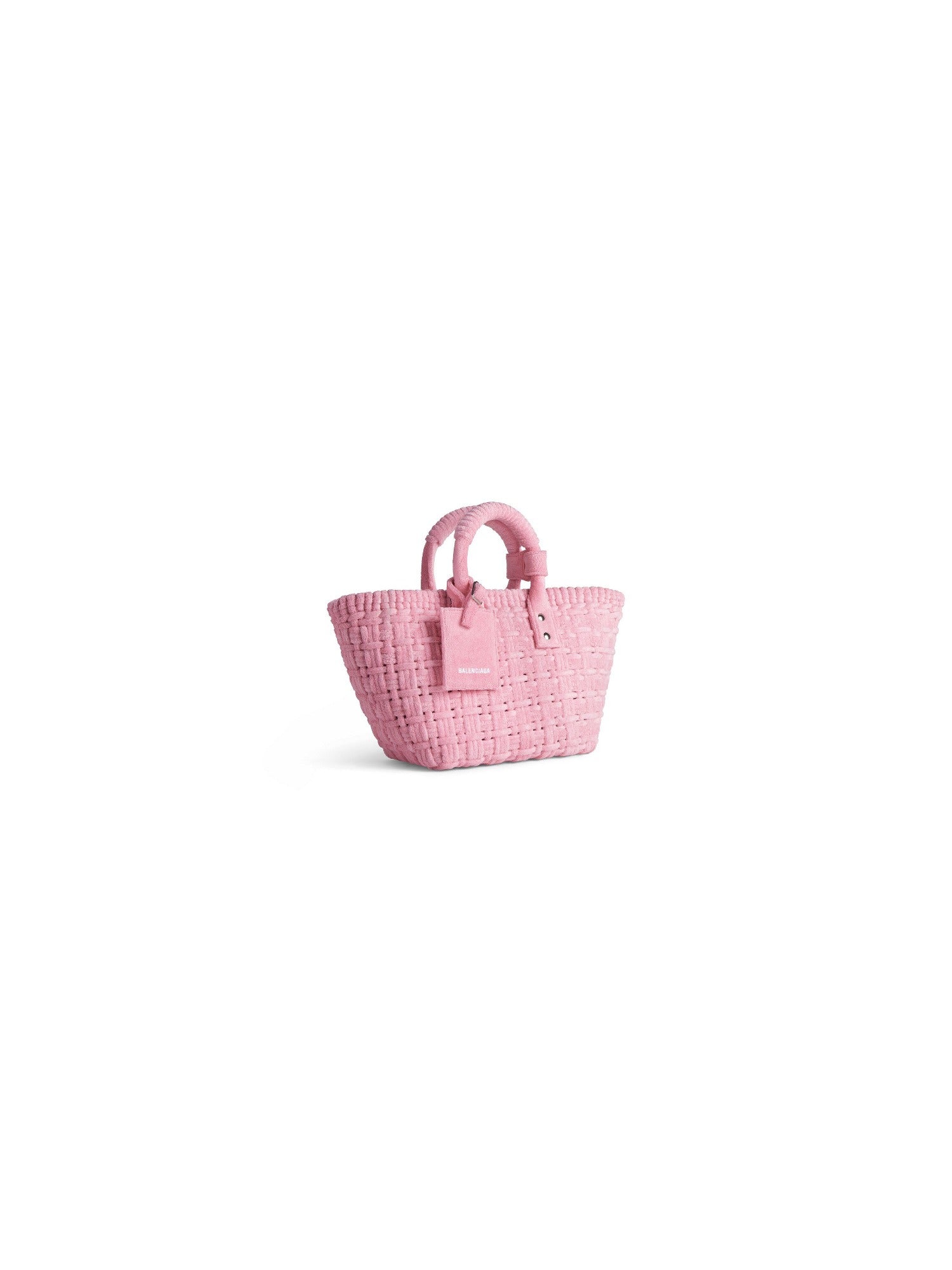Bistro With Strap sweet pink & white XS Basket - Sweet Pink & White