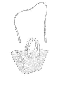 Bistro With Strap gold XS Basket - Gold