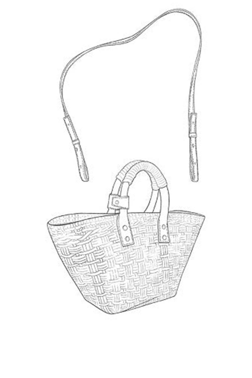 Bistro With Strap gold XS Basket - Gold