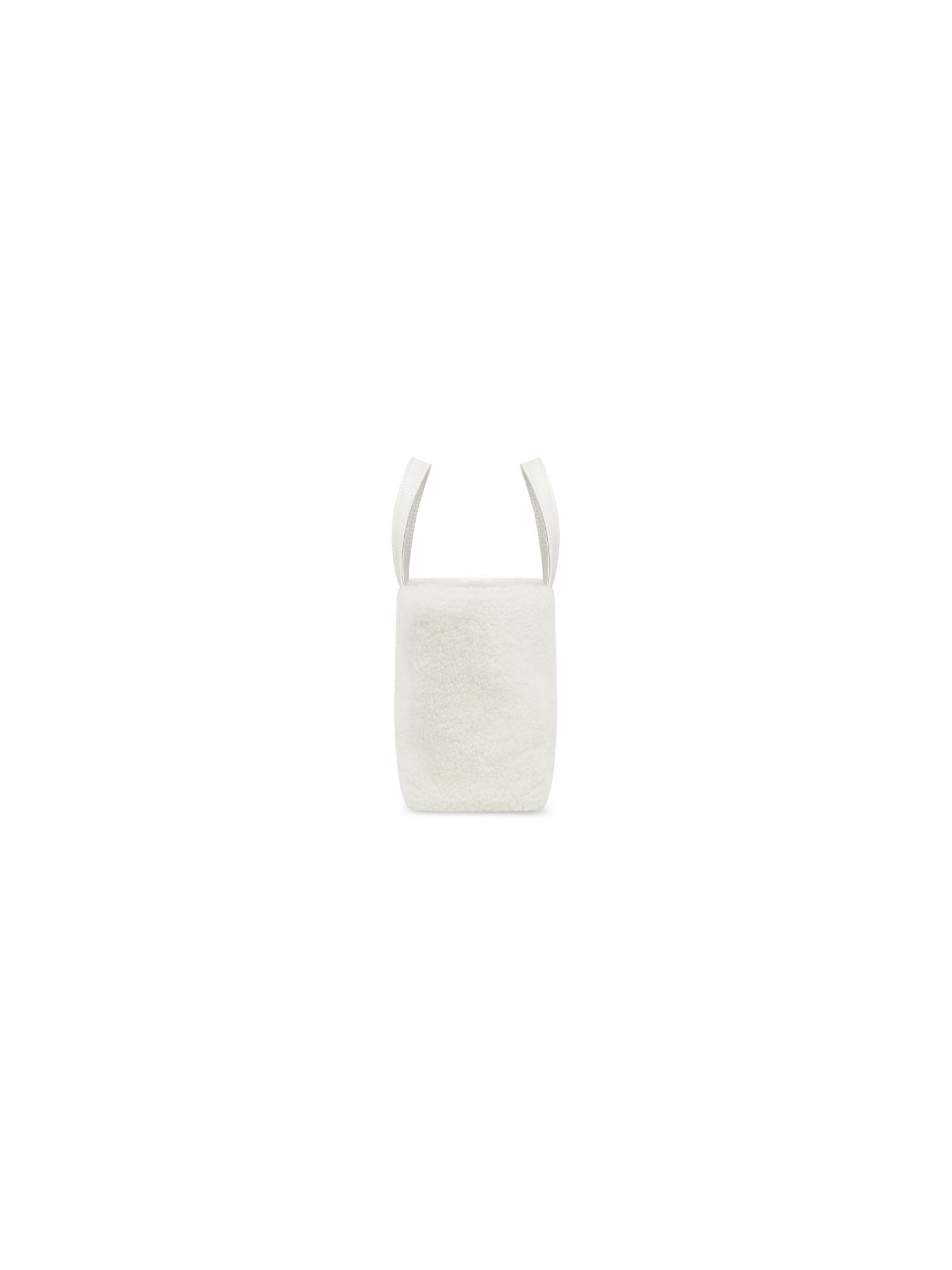 Barbes East-West white & gold Small Shopper Bag - White & Gold