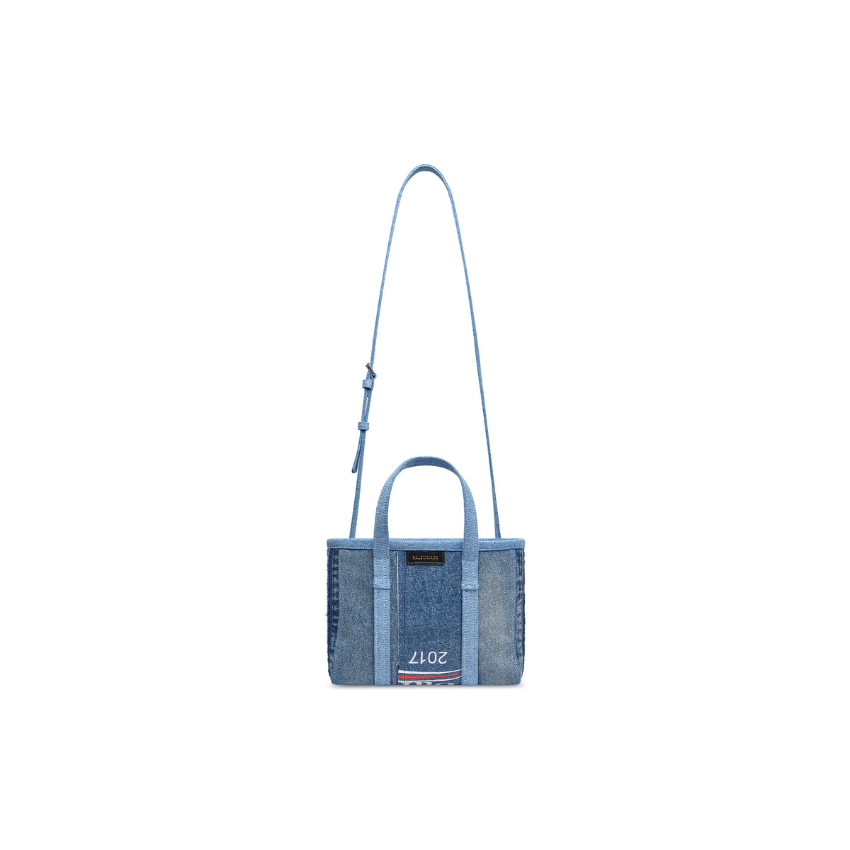 Barbes Small East-West Shopper Bag Denim - Blue