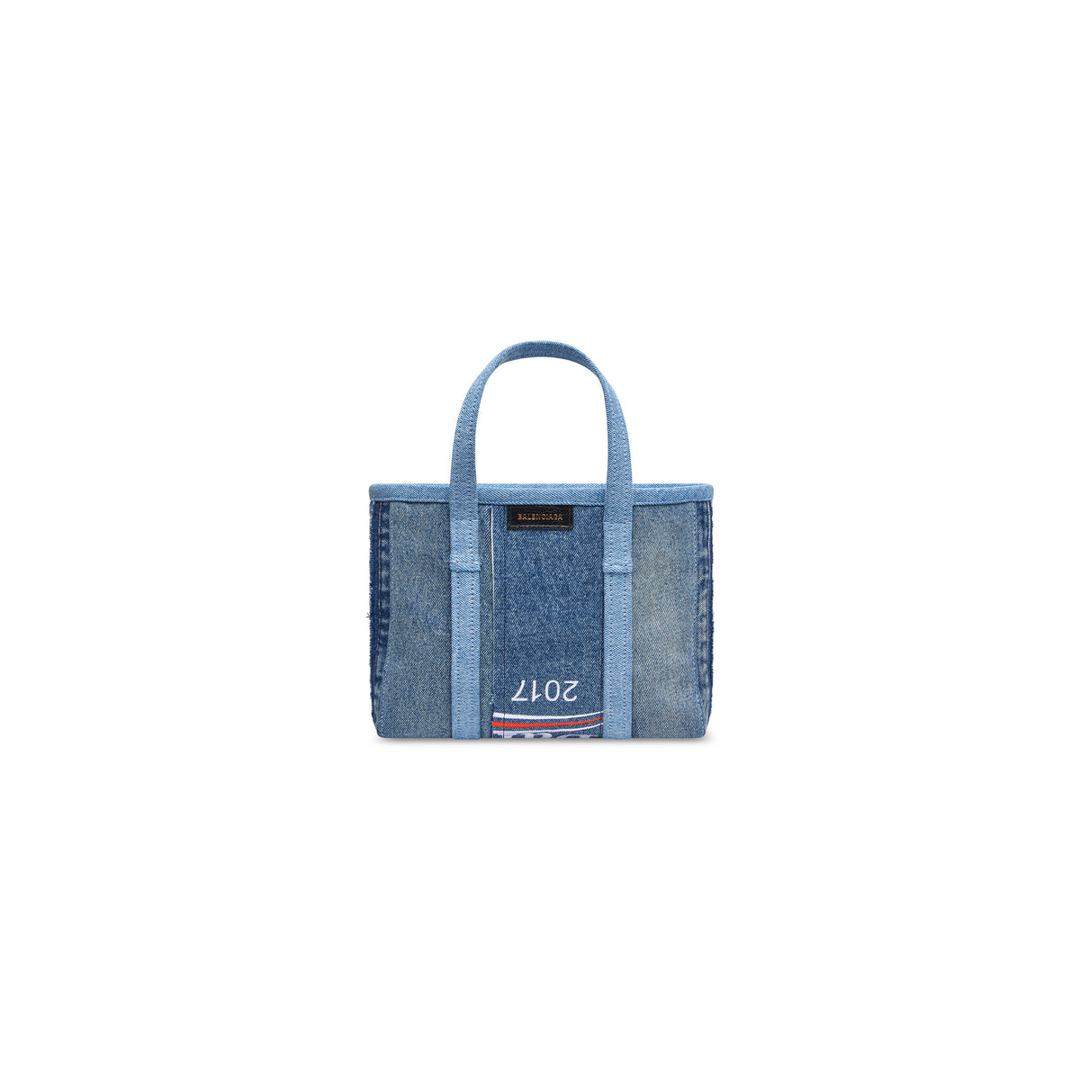 Barbes Small East-West Shopper Bag Denim - Blue