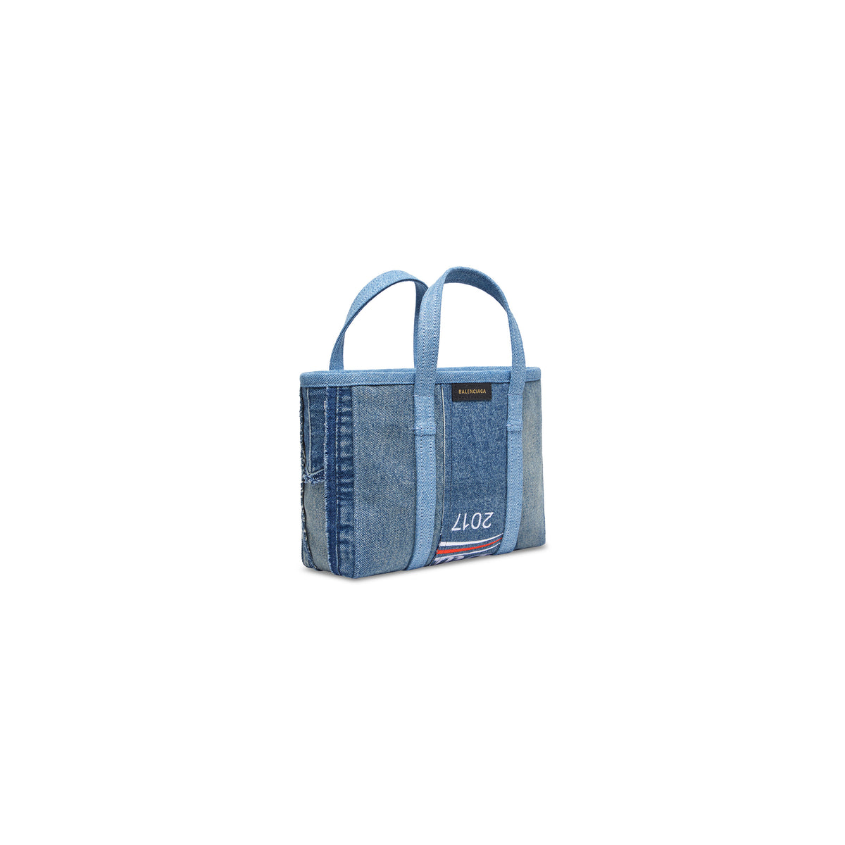 Barbes Small East-West Shopper Bag Denim - Blue