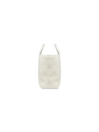 Barbes East-West white & gold Small Shopper Bag - White & Gold