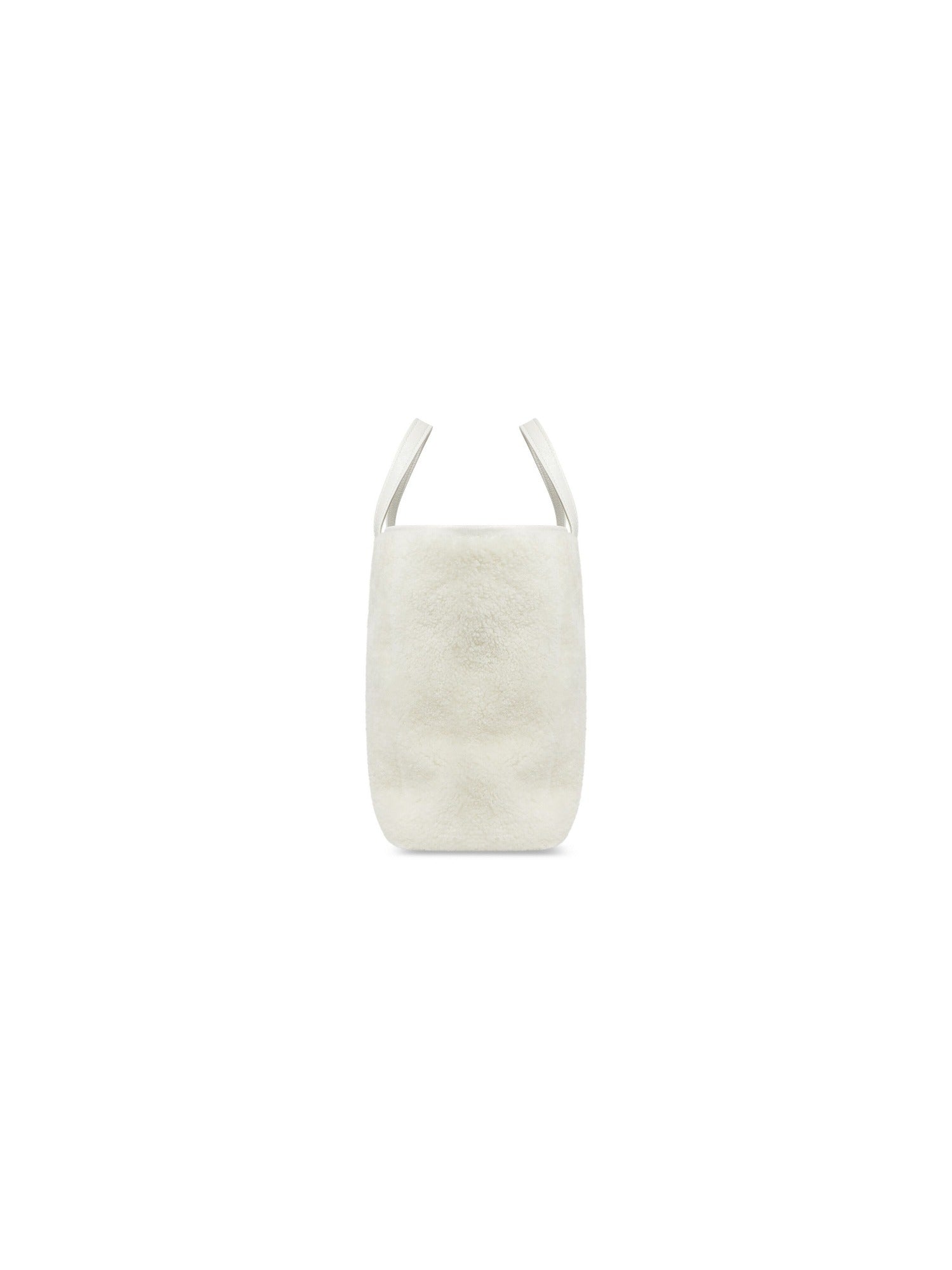 Barbes East-West white & gold Small Shopper Bag - White & Gold