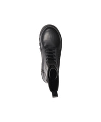 Bulldozer Lace-Up Boots - Black