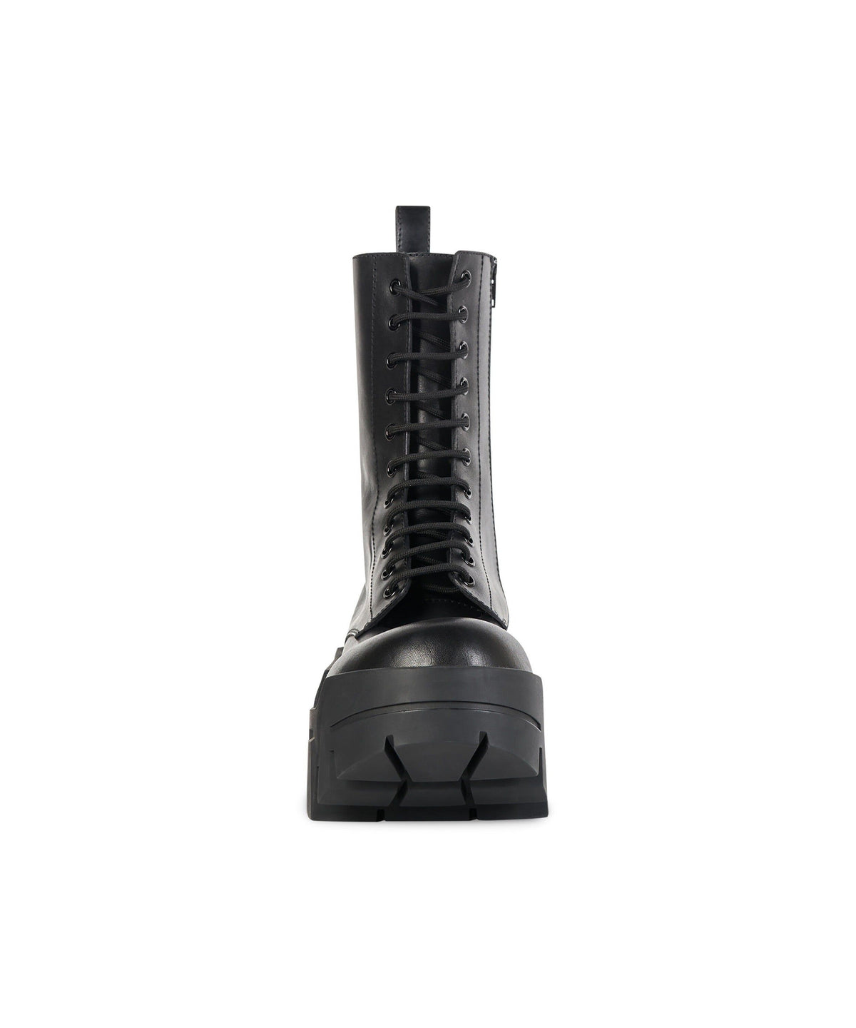 Bulldozer Lace-Up Boots - Black