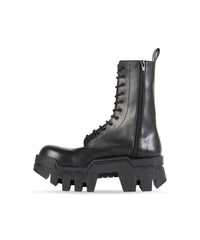 Bulldozer Lace-Up Boots - Black