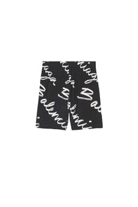 Handwritten Pyjama black & white Short - Black & White