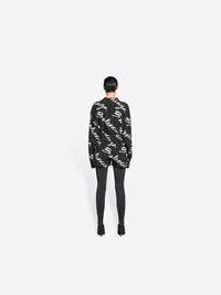 Handwritten Pyjama black & white Short - Black & White